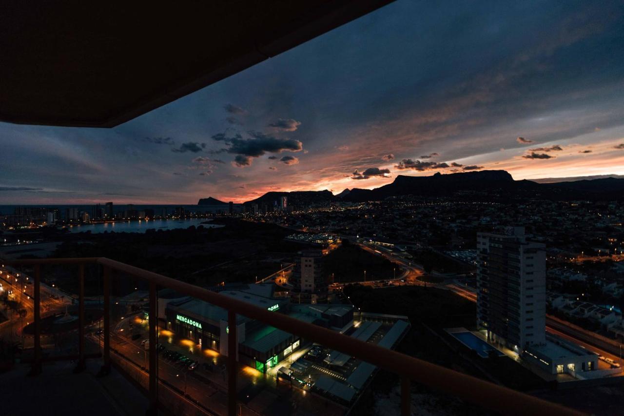 En La Playa. Planta 19. Vistas Espectaculares. 2 Terrazas. Apartman Calpe Kültér fotó