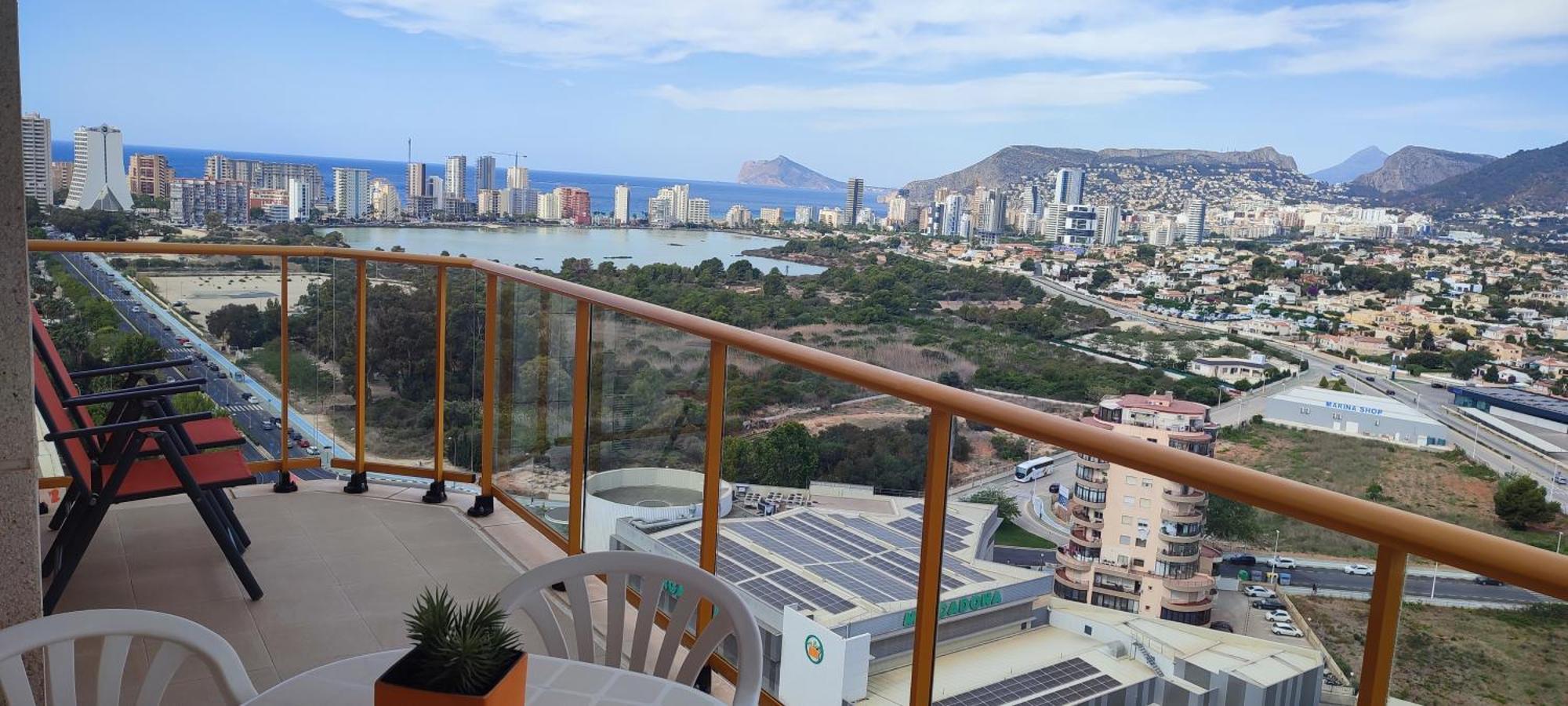 En La Playa. Planta 19. Vistas Espectaculares. 2 Terrazas. Apartman Calpe Kültér fotó